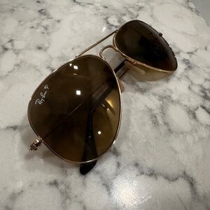 Brown tint polarized Ray Bans